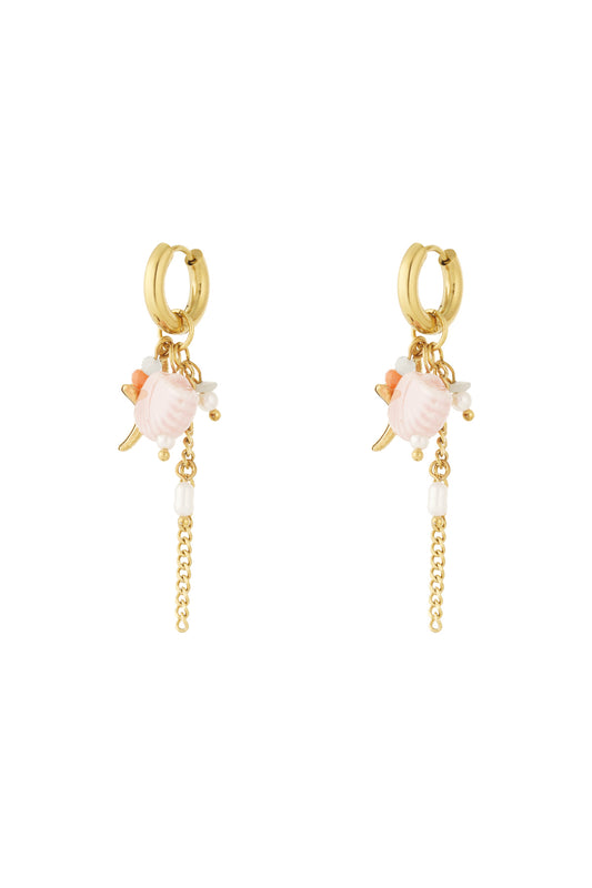 Elegant Gold Drop Earrings for Spring/Summer