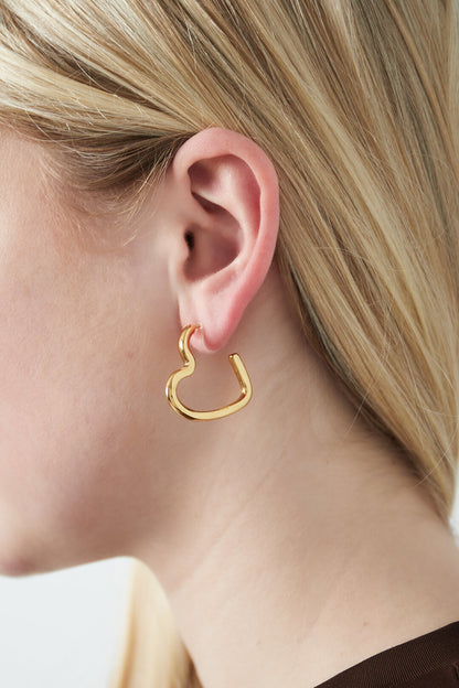 Elegant Heart-Shaped Clip-On Earrings for All