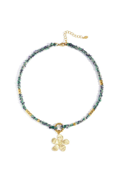 Elegant Lumé Flower Pendant Necklace for Everyday Style