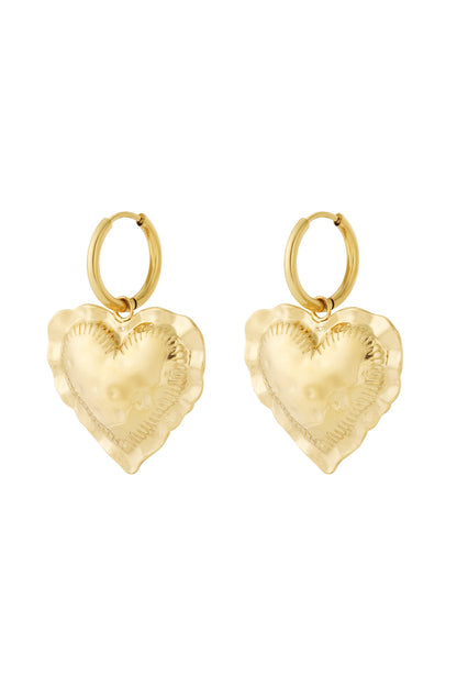 Stylish Heart-Shaped Drop Earrings for Everyday Glam