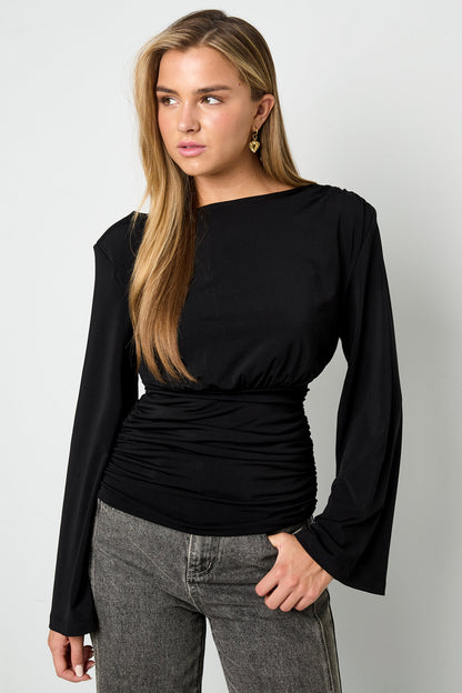Gimme Lange Mouw Boot Neck Top