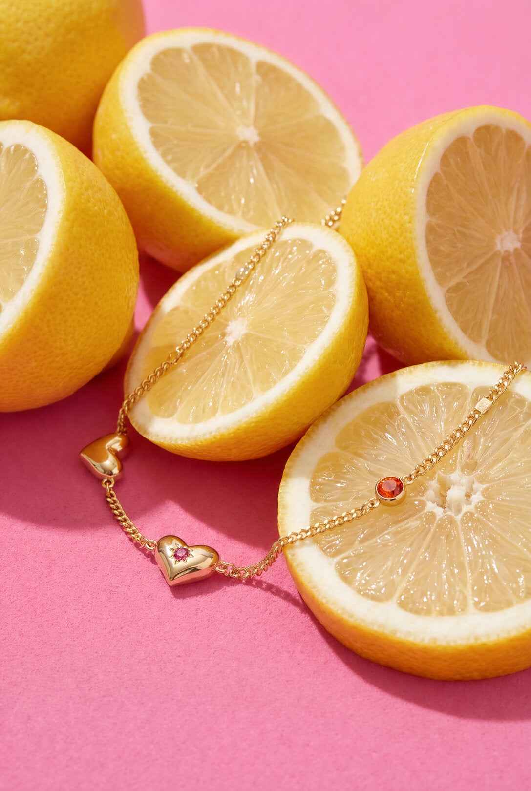 Elegant All-Fit Heart Charm Bracelet - Silver & Gold
