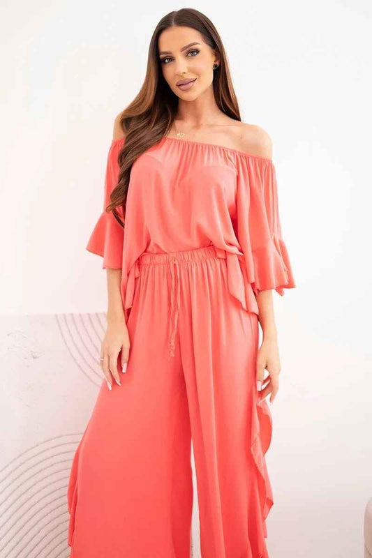 2-Delige Boho Set Koraal