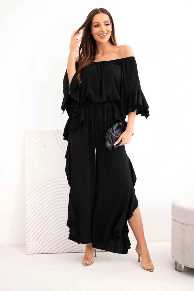 2-Delige Boho Set Zwart