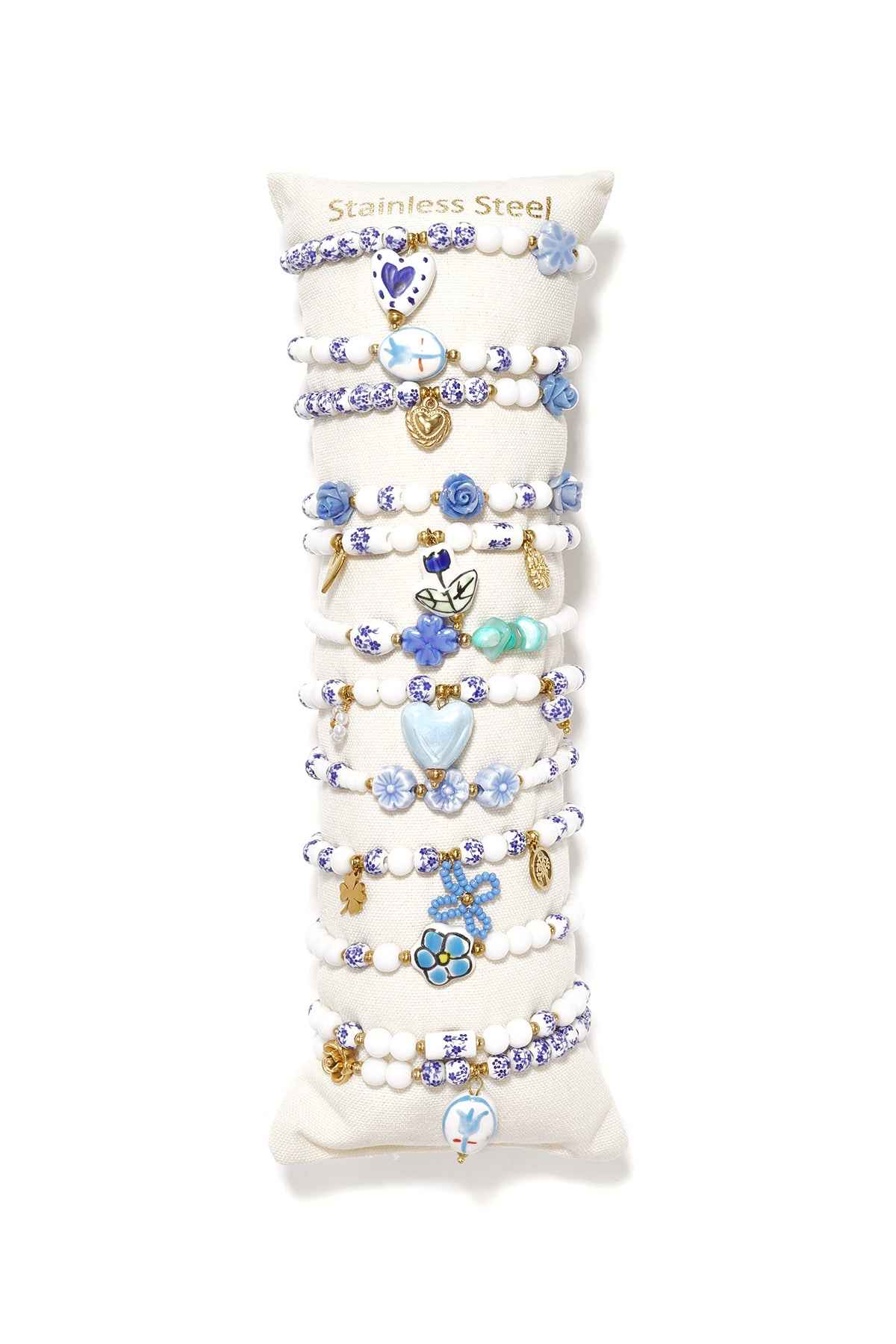 Keramische armbanden display set hart retro dagelijkse etnische serie dames sieraden
