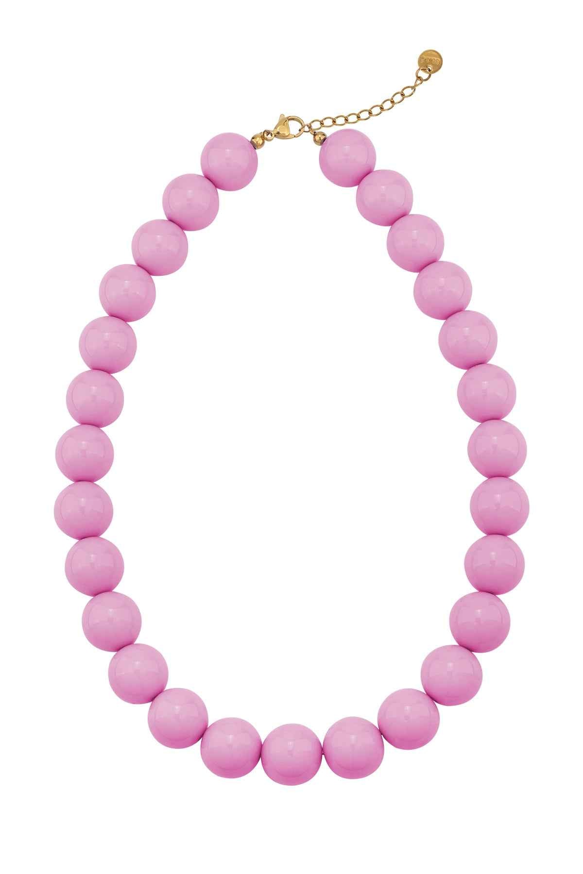 Necklace with large beads