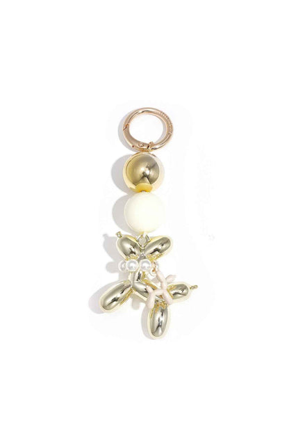 Schattige ballonhond sleutelhanger