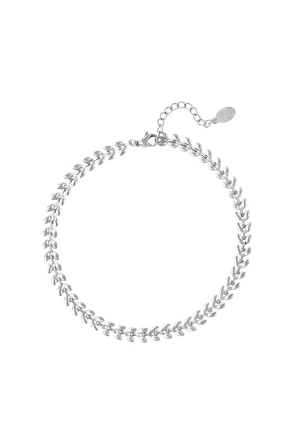 Elegant Stainless Steel Ankle Bracelets - Silver & Gold