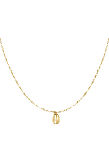Elegant Stainless Steel Pendant Necklace in Silver & Gold