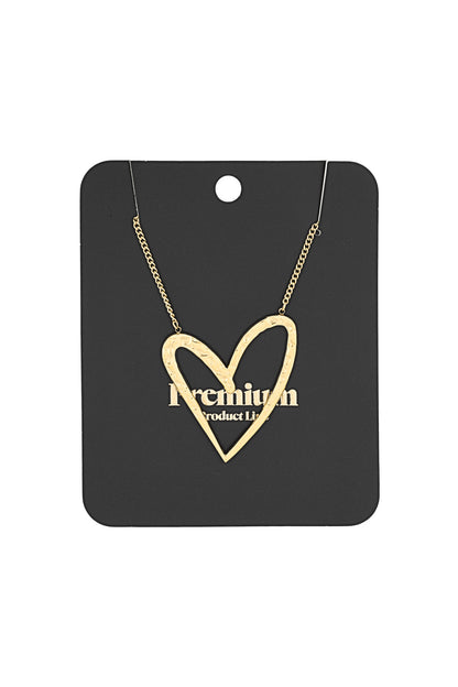 Elegant Heart Pendant Necklace for Everyday Wear
