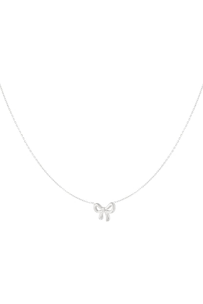 Elegant Stainless Steel Pendant Necklace - Silver & Gold