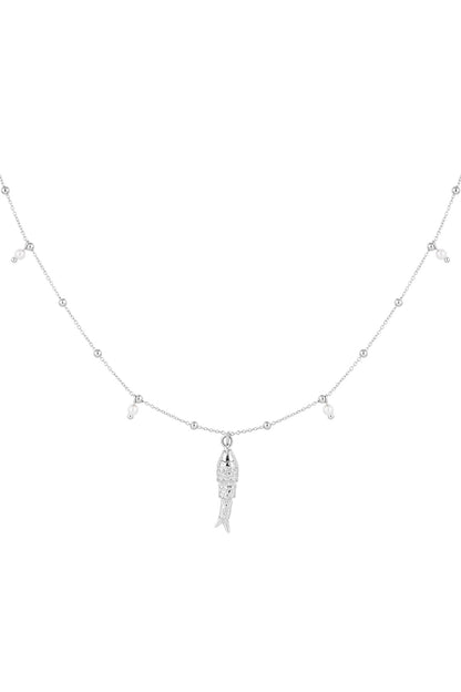 Elegant Fish Pendant Necklace - Simple & Stylish