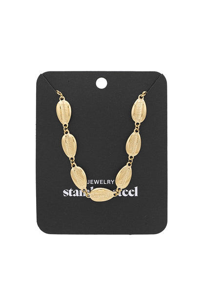Elegant Oceanic Style Stainless Steel Necklace for Women