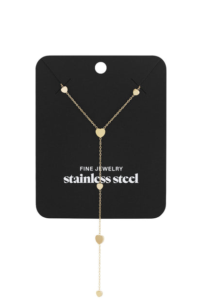 Charming Heart Pendant Necklace - All Fit, Simple & Casual