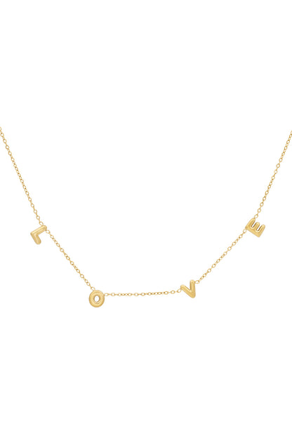 Elegant Letter Pendant Necklace for Daily Wear