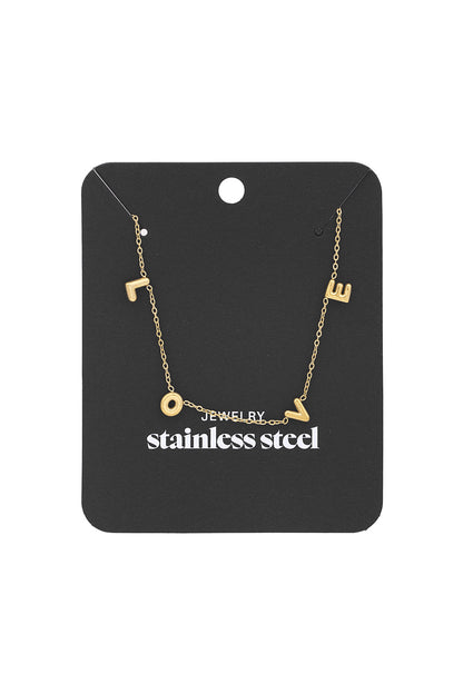 Elegant Letter Pendant Necklace for Daily Wear