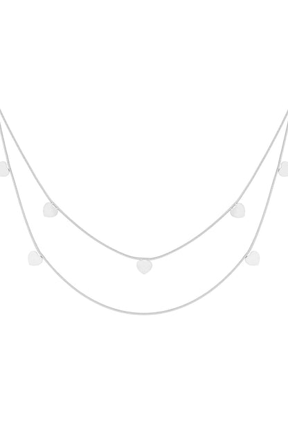 Elegant Multi-Layered Heart Necklace for Everyday Glam