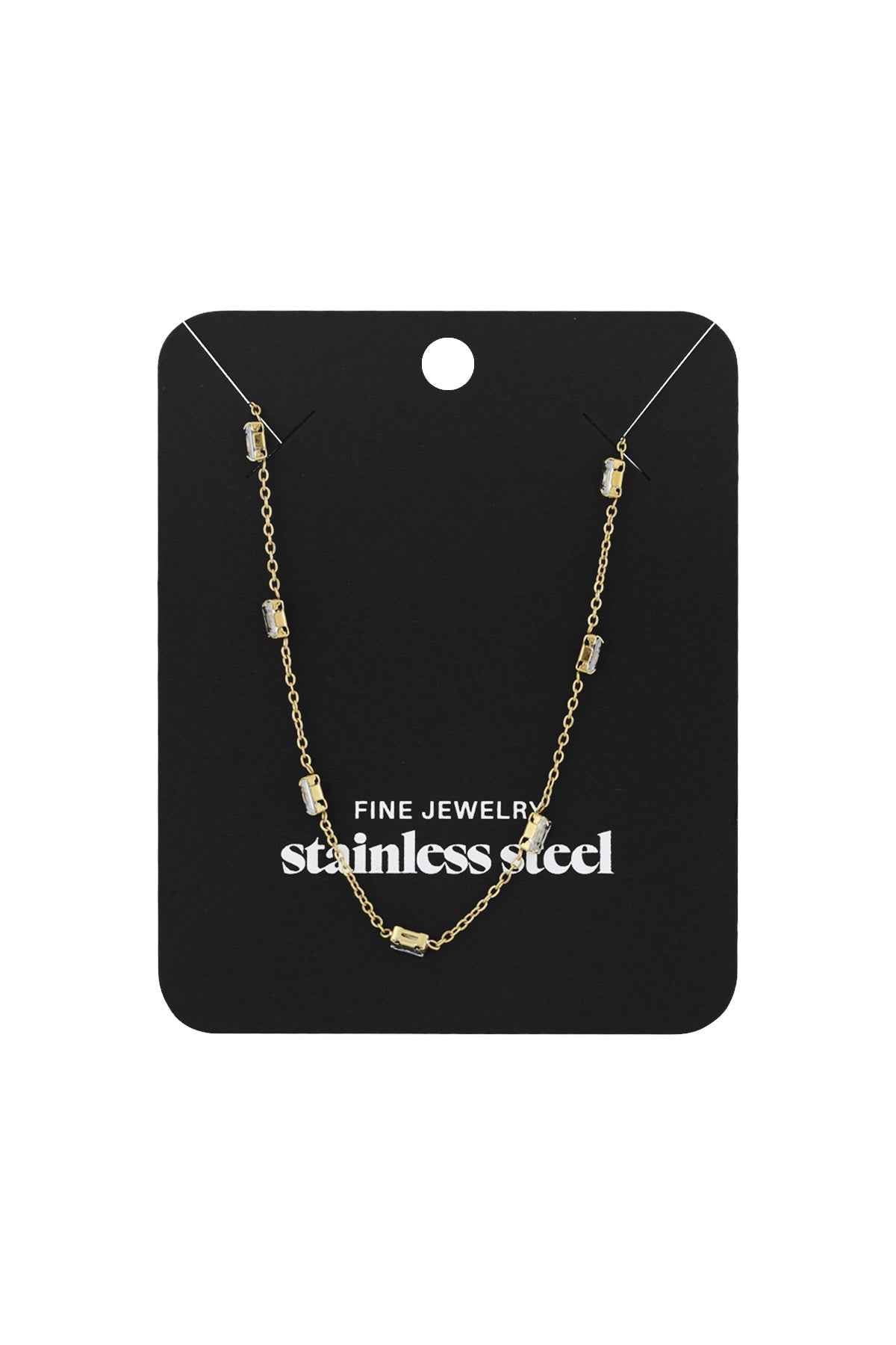 Stylish Stainless Steel Short Necklace for Women