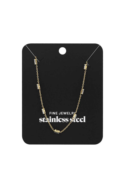Stylish Stainless Steel Short Necklace for Women