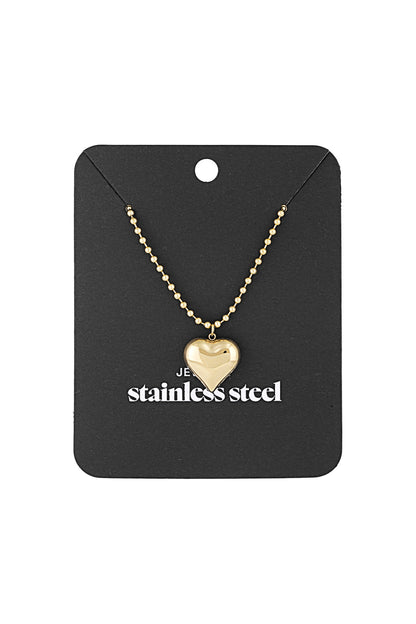 Elegant Heart Pendant Necklace for Everyday Wear