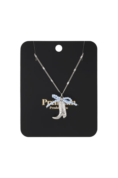 Elegant Silver & Gold Color Cartoon Pendant Necklace