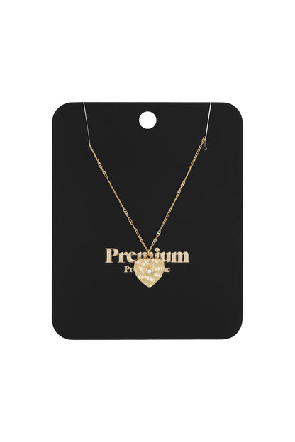 Elegant Heart Pendant Necklace for Everyday Glamour