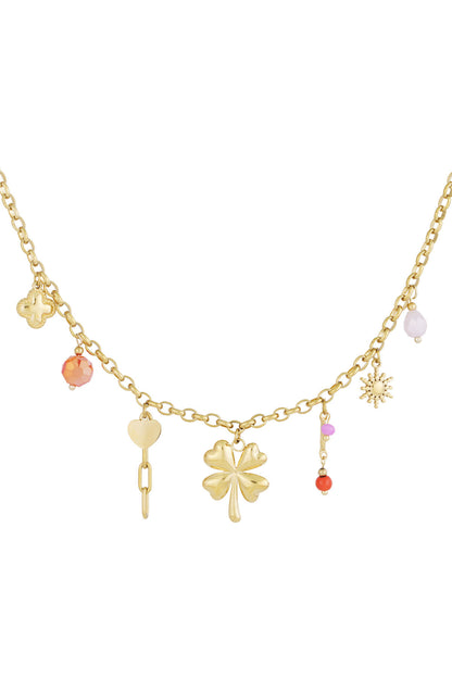 Elegant Gold Clover Pendant Necklace for Everyday Wear