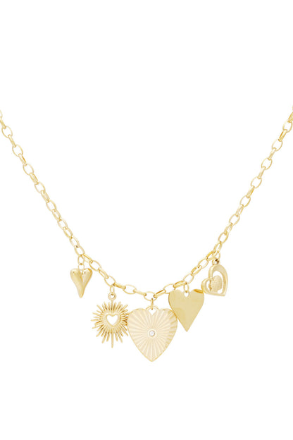 Elegant Gold Heart Pendant Necklace for Everyday Glam