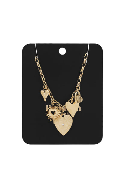 Elegant Gold Heart Pendant Necklace for Everyday Glam