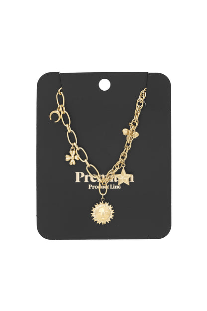 Elegant Sun Pendant Necklace for Everyday Wear