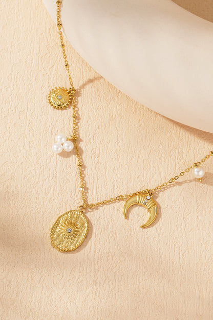 Elegant Irregular Shaped Pendant Necklace for Women