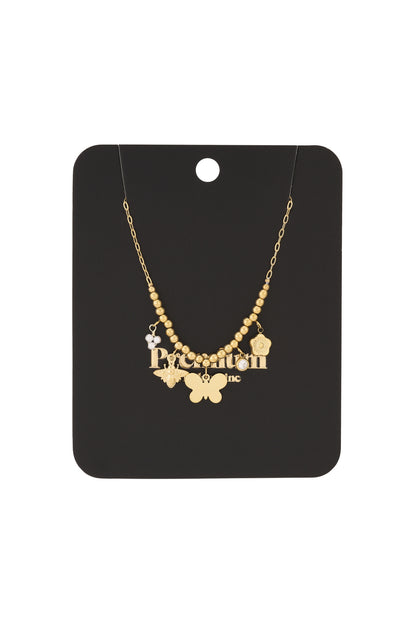 Elegant Animal Pendant Necklace for Spring/Summer