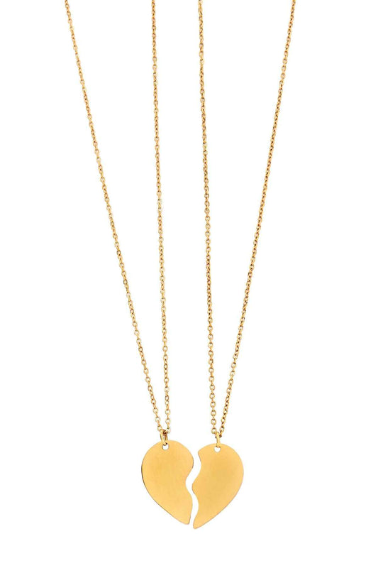 Elegant Heart Necklace Set for Daily Wear
