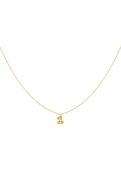 Elegant Gold-Color Fruit Pendant Necklace for Women