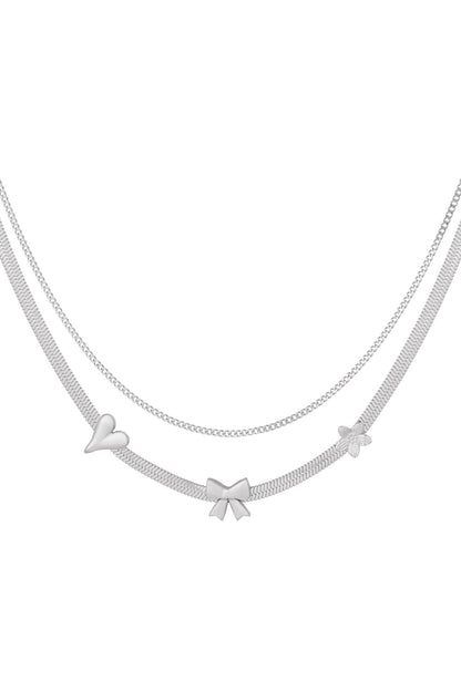 Elegant Multi-Layered Heart Necklace for Everyday Glam