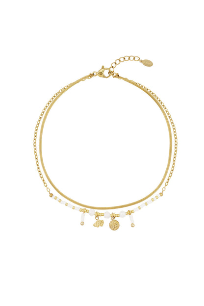 Elegant 14K Gold Plated Anklet for Summer