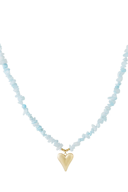Charming Heart Beaded Necklace for Everyday Elegance
