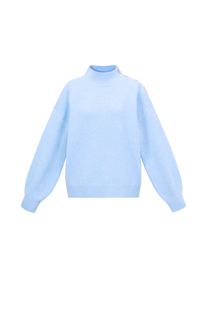Cozy Knit Sweater for Fall/Winter in Trendy Colors