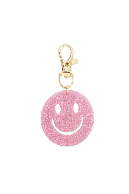 Chic Acrylic Alloy Smiling Face Keychain