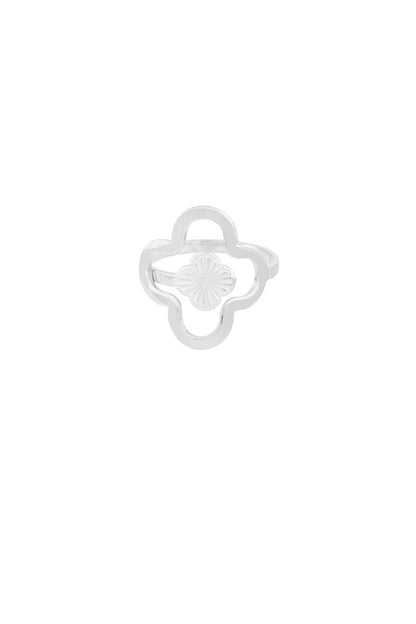 Bold Statement Ring in Silver & Gold for Every Occasion