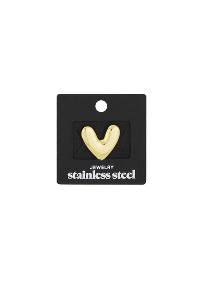Elegant Stainless Steel Brooches in Silver & Gold