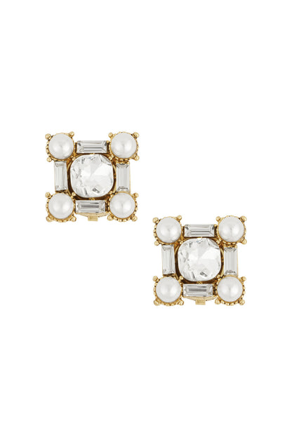 Elegant White Alloy Cufflinks for Men