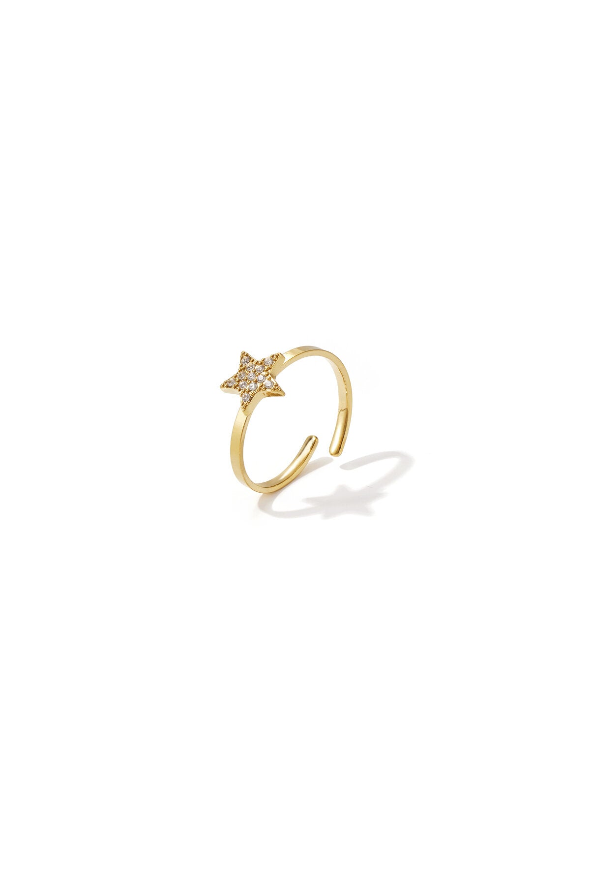 Elegant Adjustable Gold Minimalist Ring