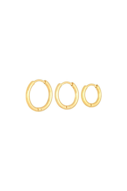 Elegant Simple Circle Hoop Earrings for Women