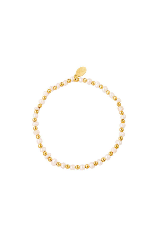 Elegant Gold Beaded Bracelet for Women