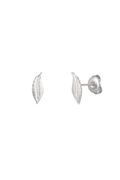 Elegant Mini Stainless Steel Stud Earrings - Silver & Gold