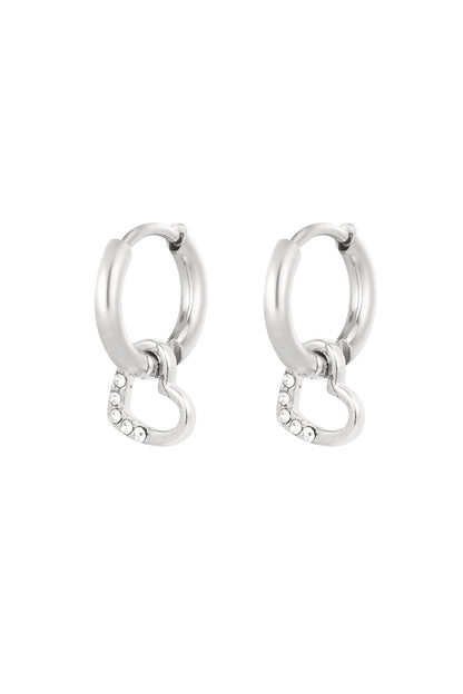 Elegant Heart-Shaped Drop Earrings for Everyday Glam