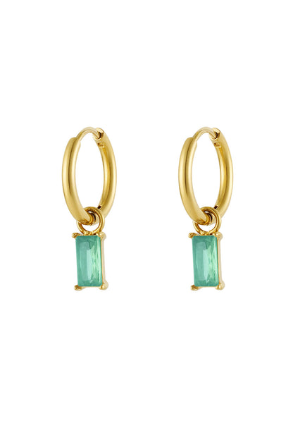 Stylish Drop Earrings in Vibrant Colors
