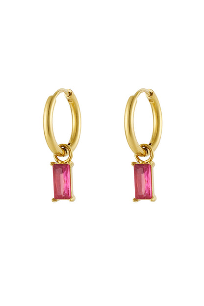Stylish Drop Earrings in Vibrant Colors