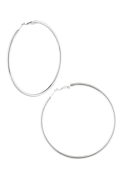 Stylish 14K Gold Plated Hoop Earrings for Everyday Wear